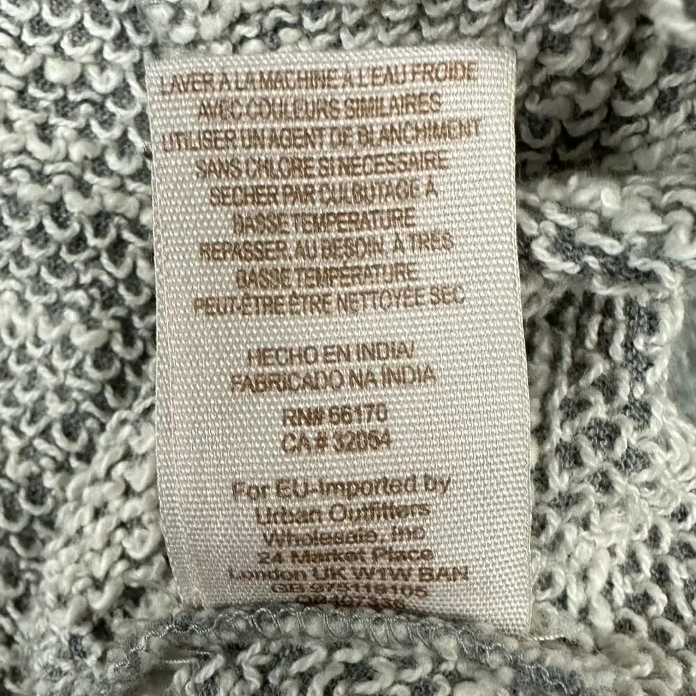 Free People Tunic Women Medium‎ Grey Mystree Waffle Knit OB407336 - Picture 5 of 8